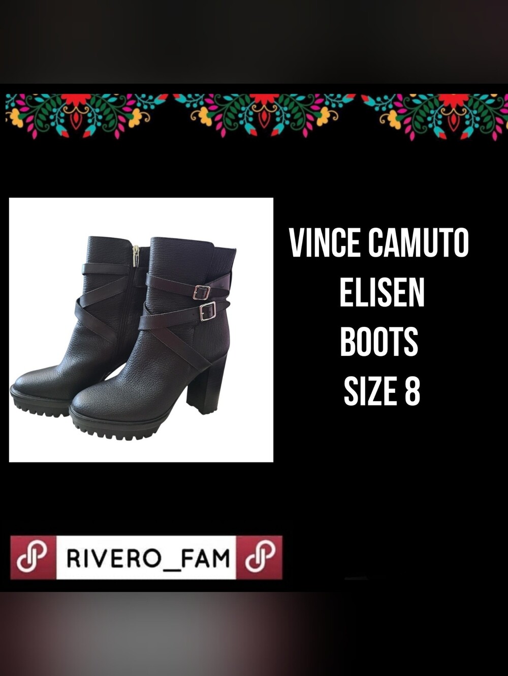 VINCE CAMUTO | ELISEN BOOTS | SIZE 8